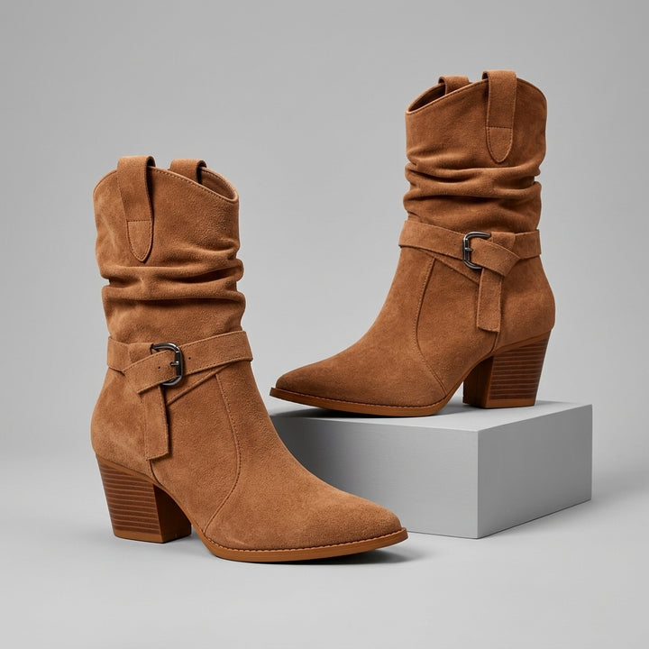 Reese Slouch Buckle Boot