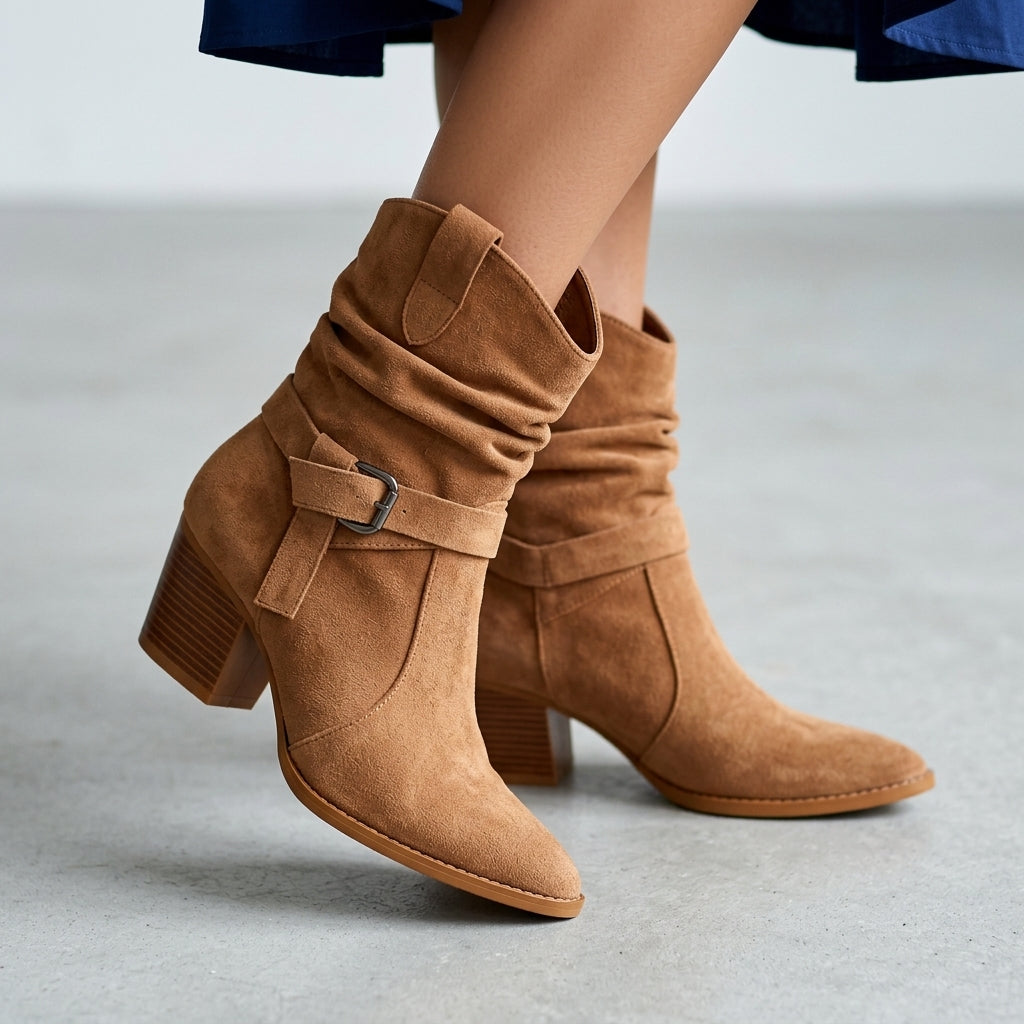 Reese Slouch Buckle Boot