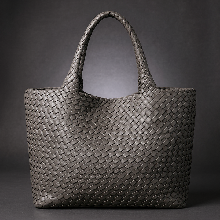 Lana Handwoven Leather Tote