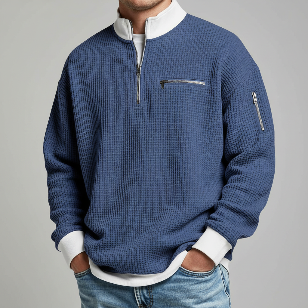 Warren Waffle Knit Sweater