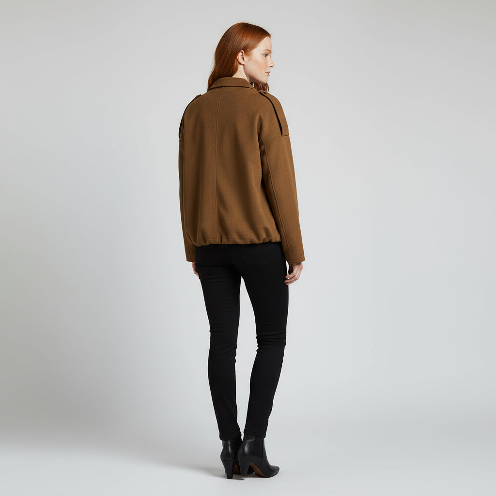 Sandra Suede Bomber Jacket