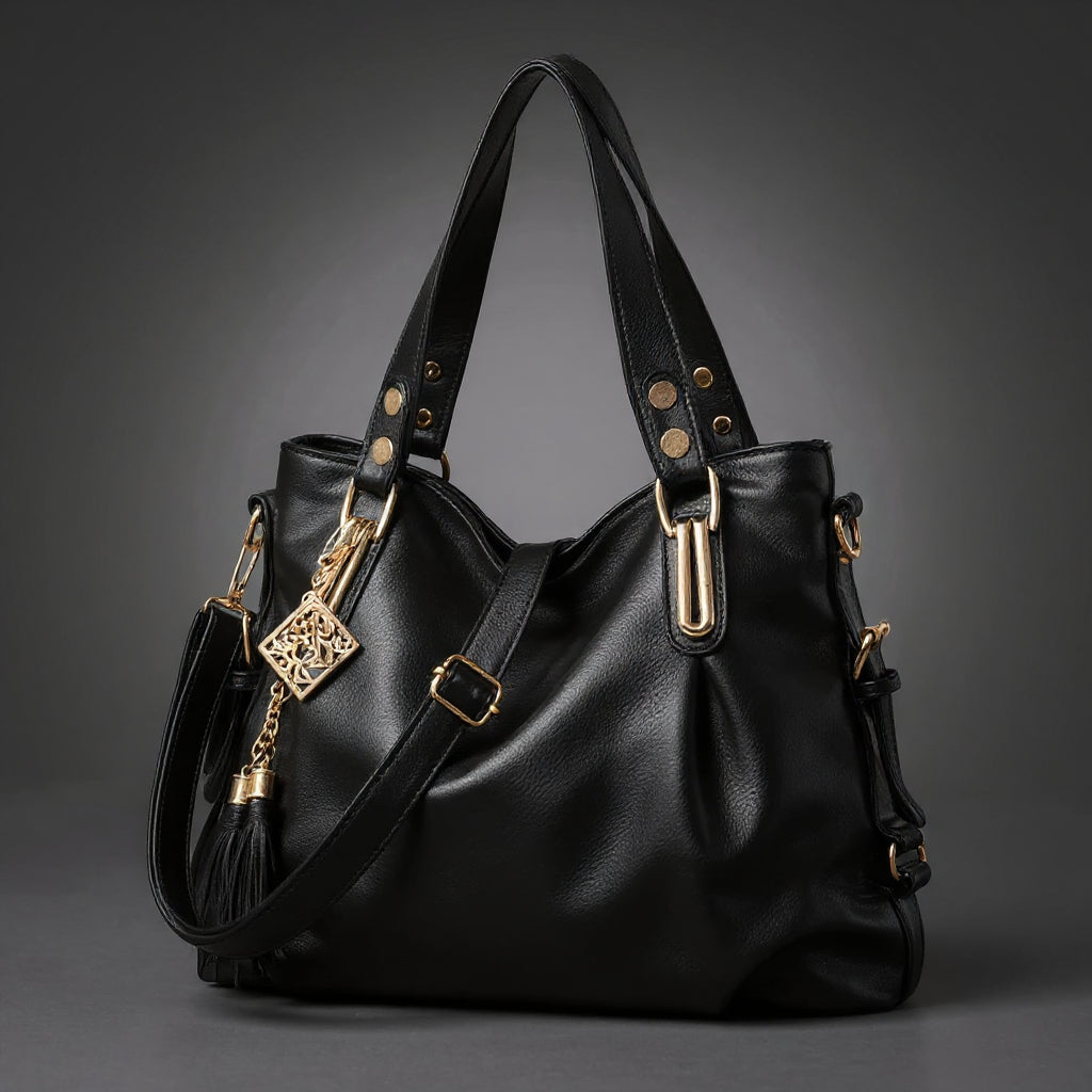 Rhiannon Retro Leather Tote