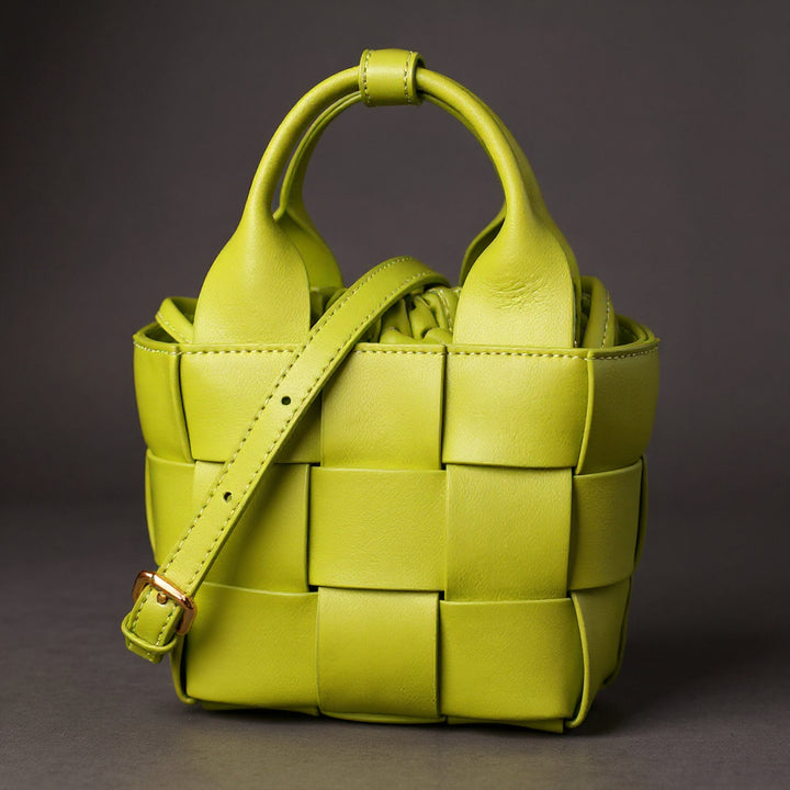 Wynn Woven Mini Basket Bag