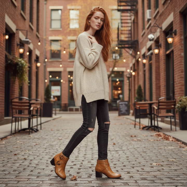 Bella Buckle Ankle Boot