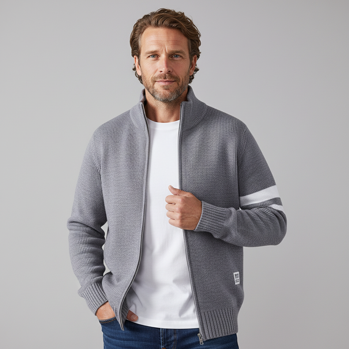 Nolan Knit Zip Sweater