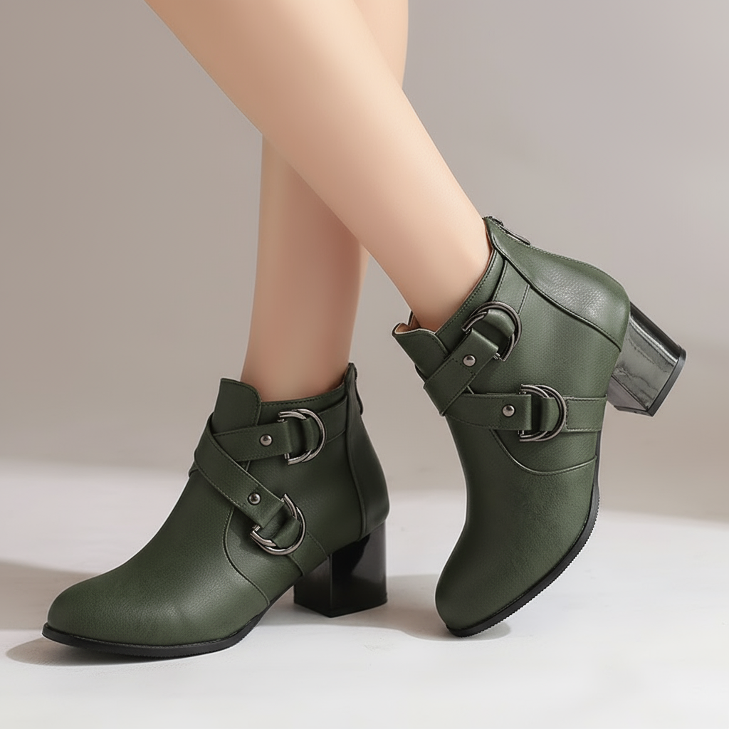 Bella Buckle Ankle Boot