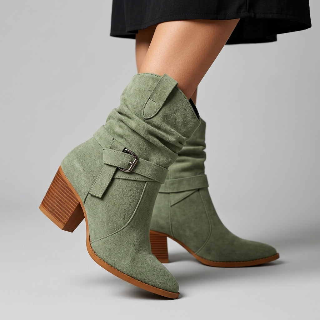 Reese Slouch Buckle Boot