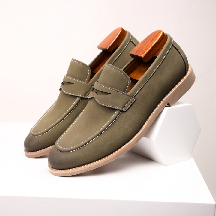 Salvatore Smooth Suede Loafer