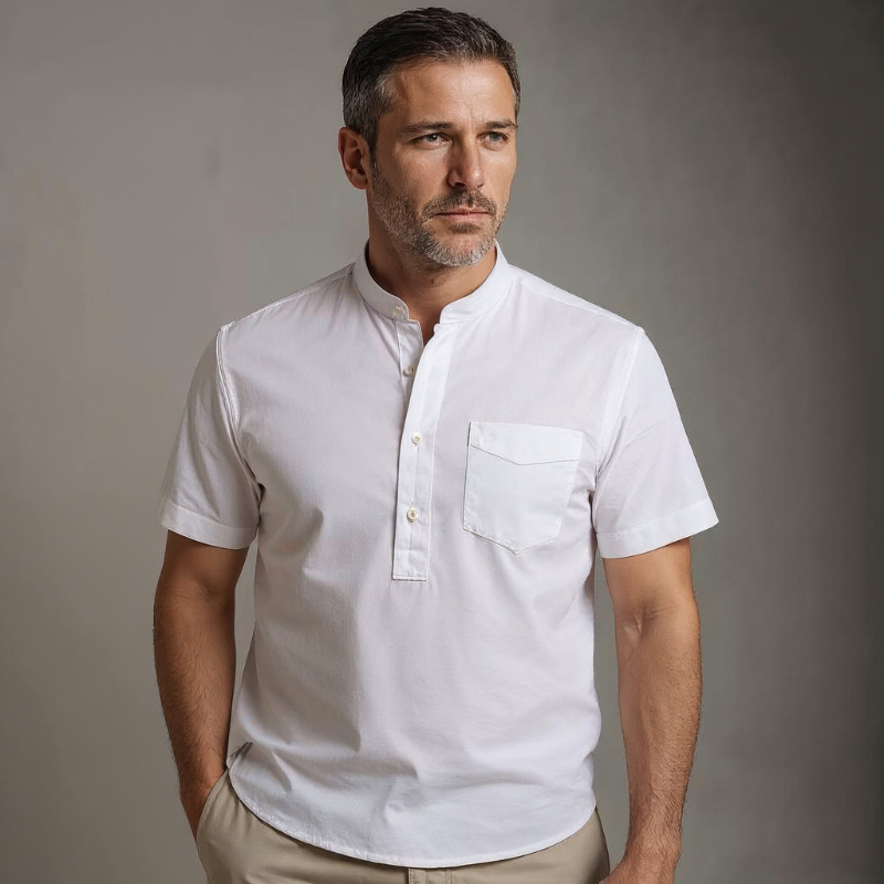 Calvin Coastal Cotton-Linen Shirt